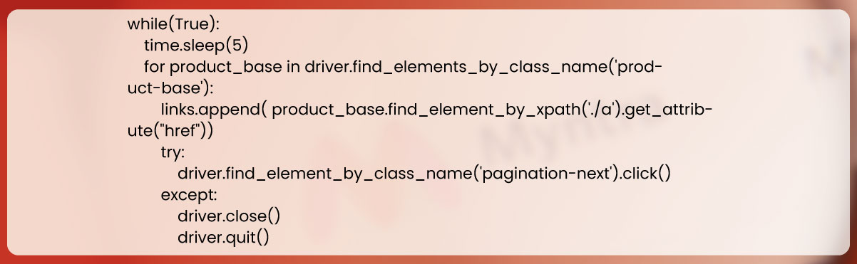 Step-IV-Scraping-for-object’s-URLs